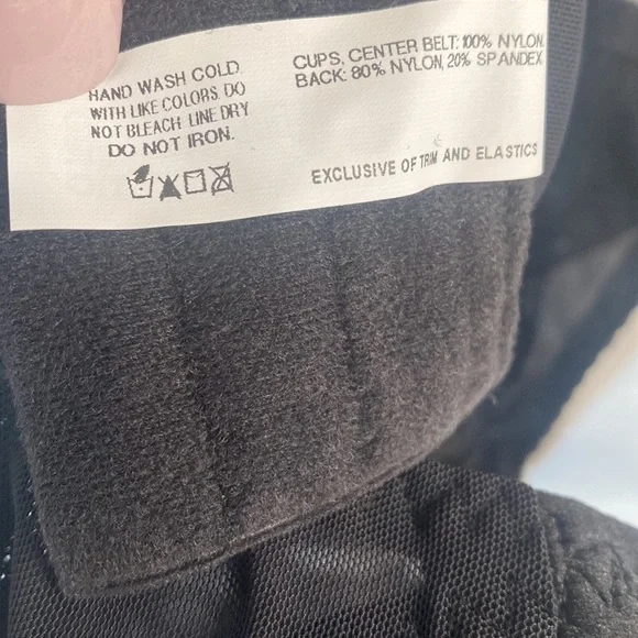 (A4c) Bali Classic Support Black Underwire bra, Size 36DDD, NWT - Picture 7 of 7